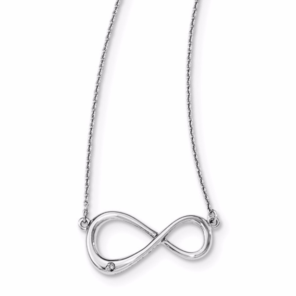 Diamond Infinity Symbol Necklace